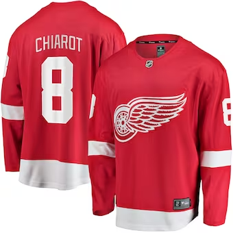 Men's Detroit Red Wings Ben Chiarot #8 Red Home Breakaway Jersey